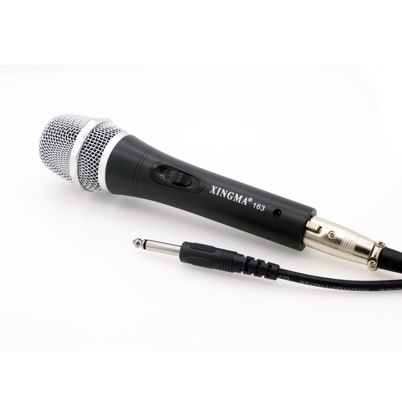 Micro Karaoke XINGMA  AK-163 Dây dài 3m và  Bảo hành Uy Tín