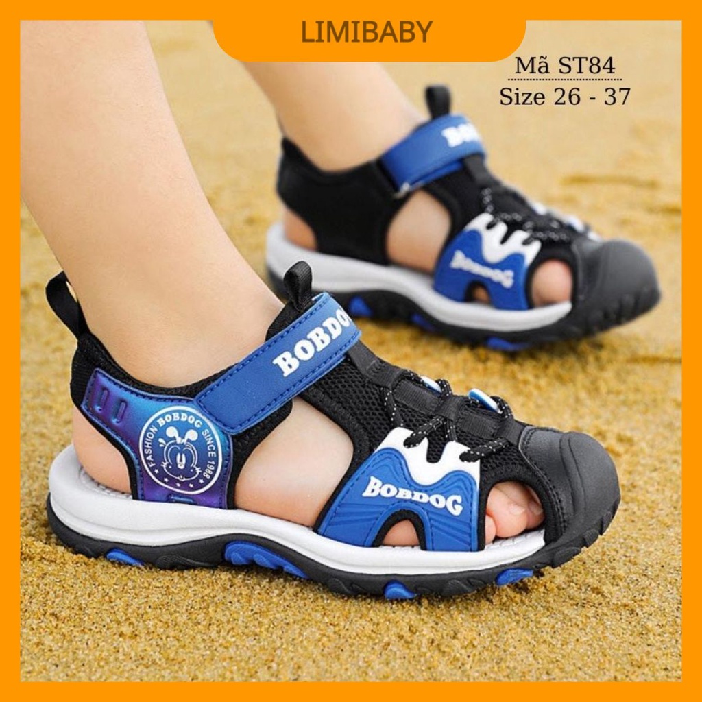 Dép sandal rọ bít mũi cho bé trai LIMIBABY siêu nhẹ kháng khuẩn đi học đi biển 3 - 12 tuổi khỏe khoắn và năng động ST84