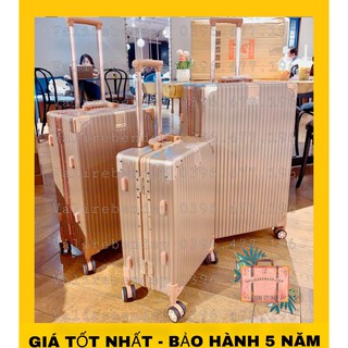 Vali  kéo du lịch size 20 valy khung nhôm khóa kéo chống bể vỡ  (VIDEO+HÌNH THẬT)