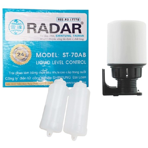 Phao điện thông minh RADAR, Phao điện tự động ngắt dòng bồn nước, Cam kết hoàn tiền nếu sai mô tả