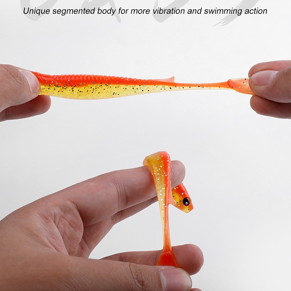 Mồi mềm câu lure Noeby NBL5485 - 8cm-10g 1 gói 4 con  - Siêu nhậy cá