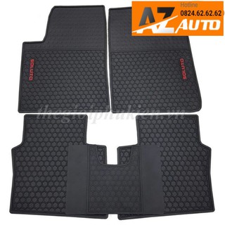 Thảm sàn, lót sàn cao su 3D cho KIA Soluto- hàng cao cấp cao su không mùi