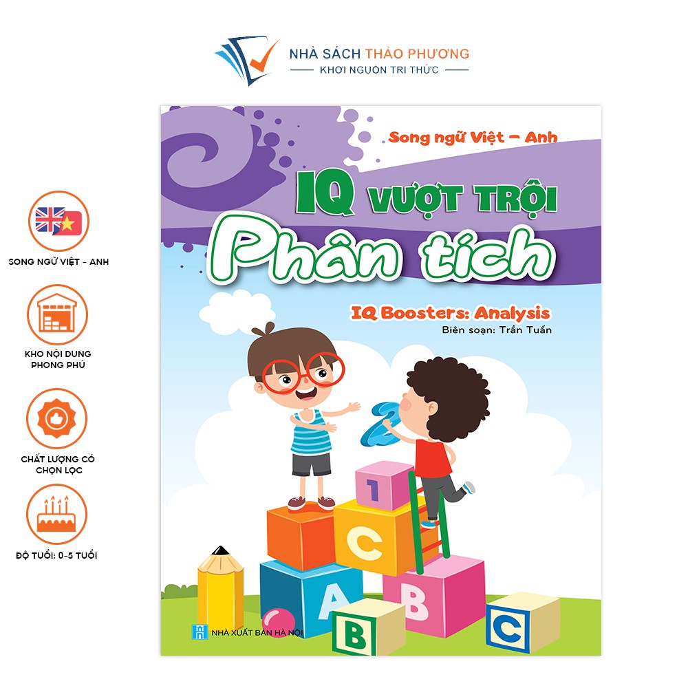 Sách - IQ vượt trội song ngữ Việt Anh phát triển trí thông minh (Combo 8 quyển)
