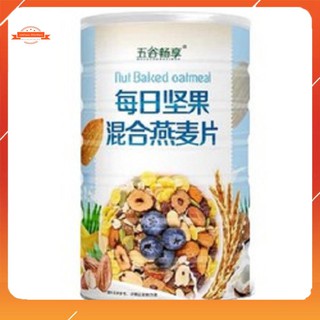 Ngũ cốc yến mạch mix ngũ hạt giàu dinh dưỡng chất lượng (hộp xanh)-500gr