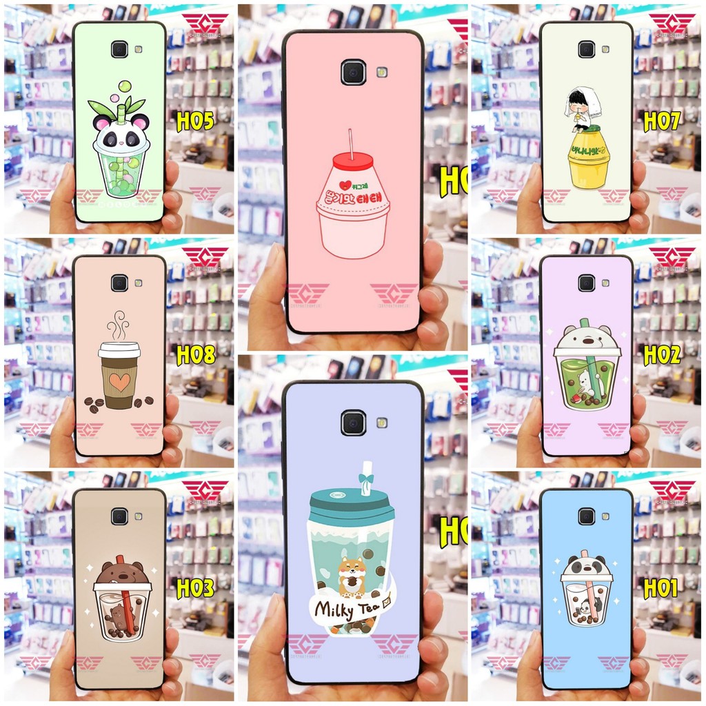 Ốp lưng SAMSUNG J7 PRIME/ J7 PRO trà sữa dễ thương
