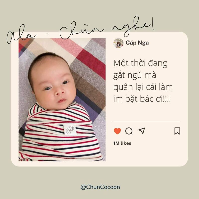 QUẤN CHŨN COCOON  CHO BÉ GIẤC NGỦ NGON