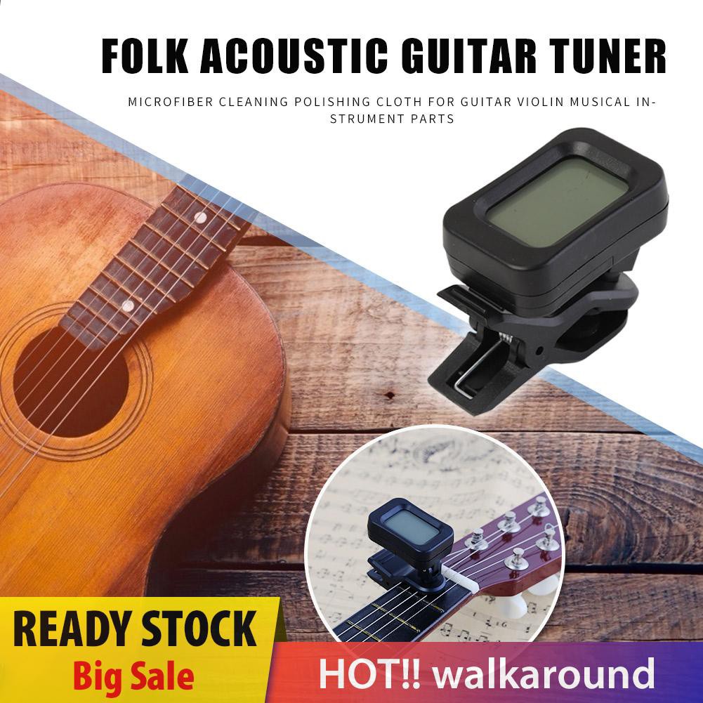 Walk Clip-on Electronic Digital Guitar Tuner for Guitar Chromatic Bass Ukulele