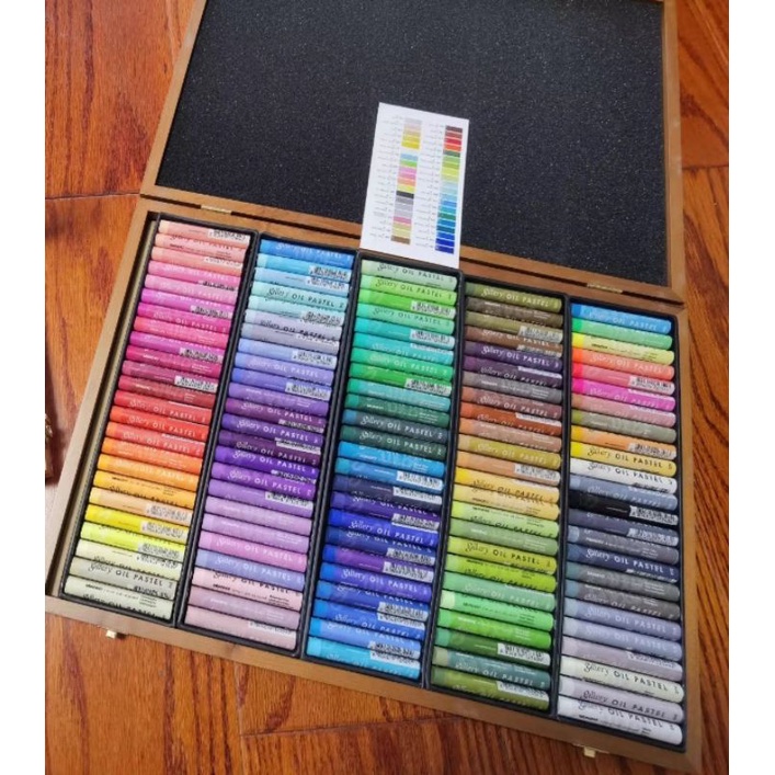 |ORDER| HỘP GỖ MÀU SÁP DẦU MUNGYO : GALLERY ARTIST'S SOFT OIL PASTEL 120 MÀU