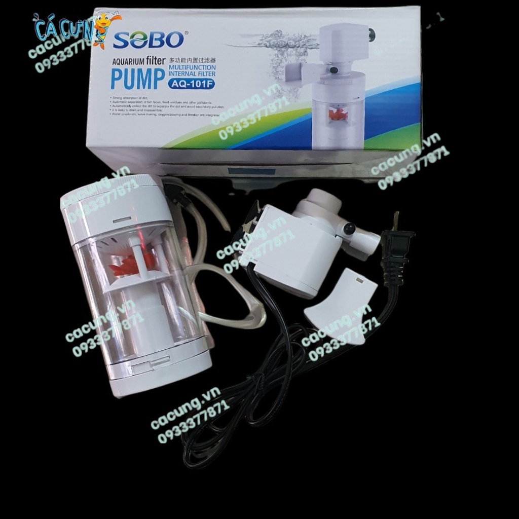 Máy bơm lọc chìm 3in1 cho HỒ CÁ SOBO AQ-101F / AQ-102F / AQ-103F / AQ-104F