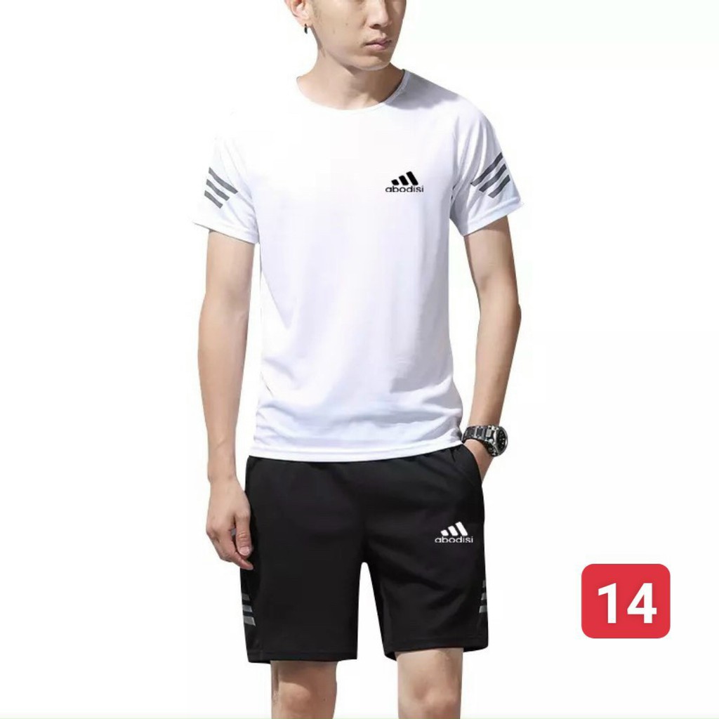 Đồ bộ quần áo nam cao cấp, thể thao nam adidas hè ngắn tay chất thun co dãn thoải mái mát mẻ ngày hè