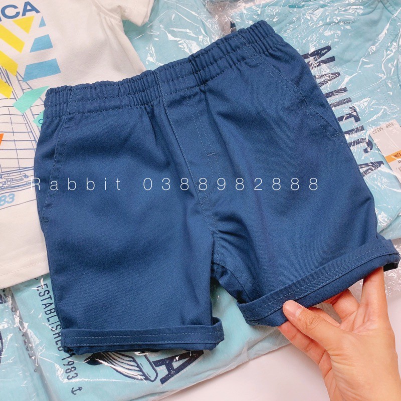 Set Nautica áo thun quần kaki - RABBITSHOP (HÀNG SALE KHÔNG ĐỔI TRẢ)