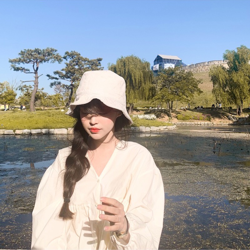 SUXI Áo Sơ Mi Tay Dài Dáng Rộng Thiết Kế Đơn Giản Dễ Phối Đồ Thời Trang Mùa Hè Phong Cách Hàn Quốc Xinh Xắn Cho Nữ