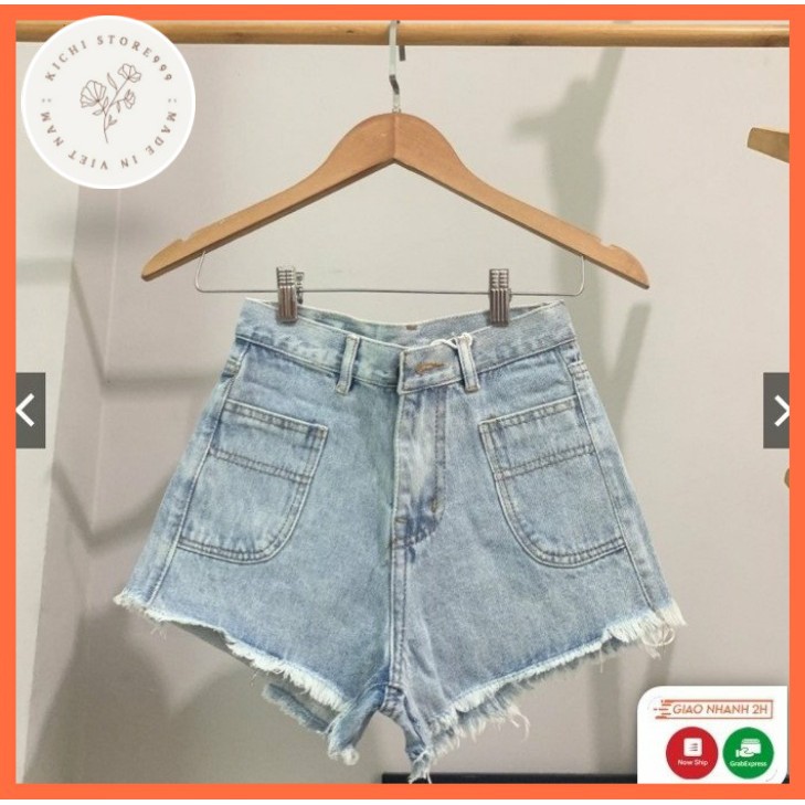 Quần Short Jean Nữ dành cho các bạn 38-60kg Kichistore , Short Jeans Nữ thiết kế M14