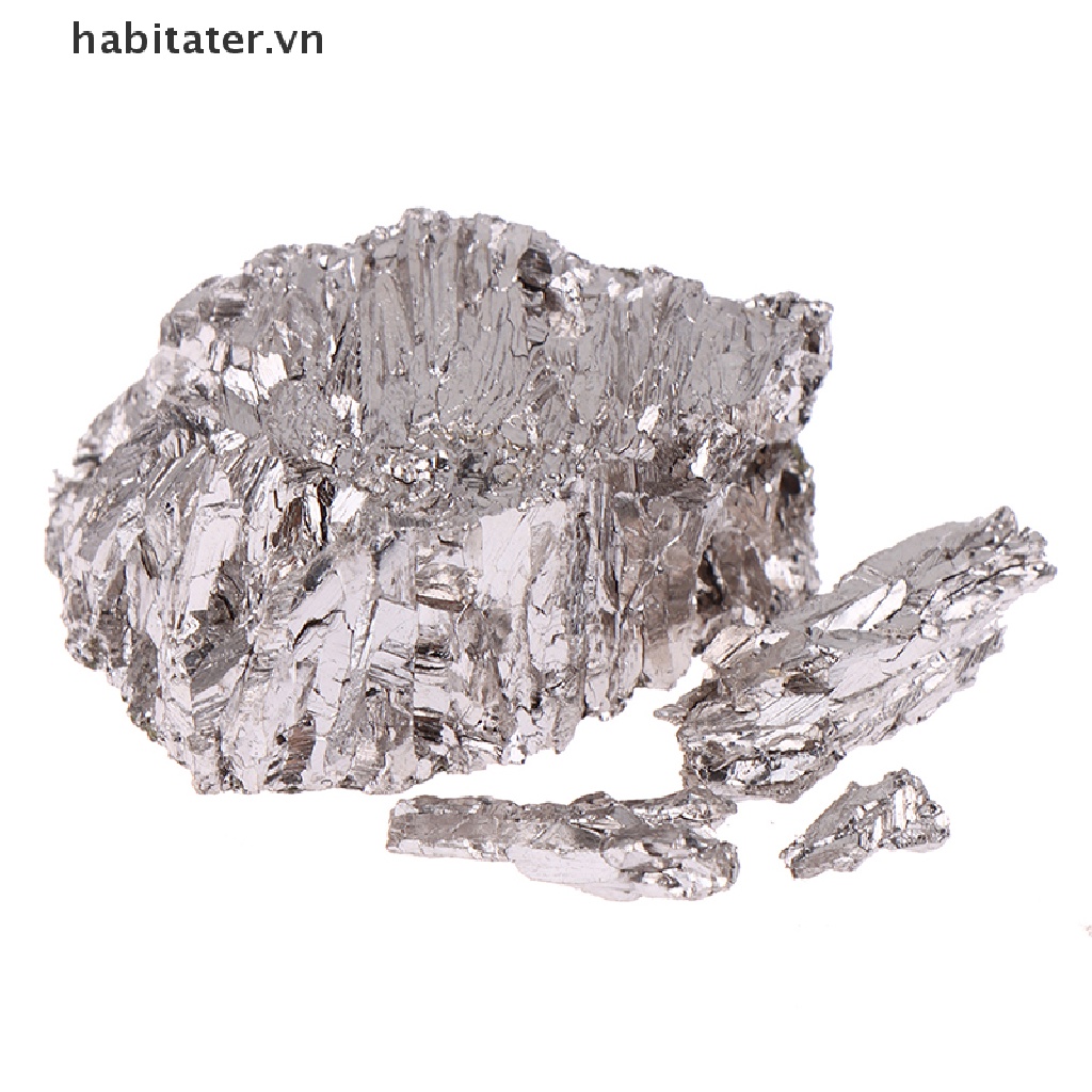 Tater Hộp Kim Loại 10g 100g Bismuth Ingot Nguyên Chất Dùng Làm Nghiên Cứu Bismuth