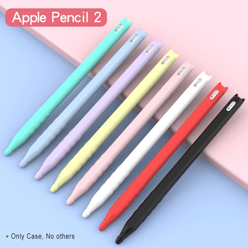 Vỏ bọc silicon mềm dễ thương thời trang cho bút cảm ứng Apple Pencil thế hệ 2