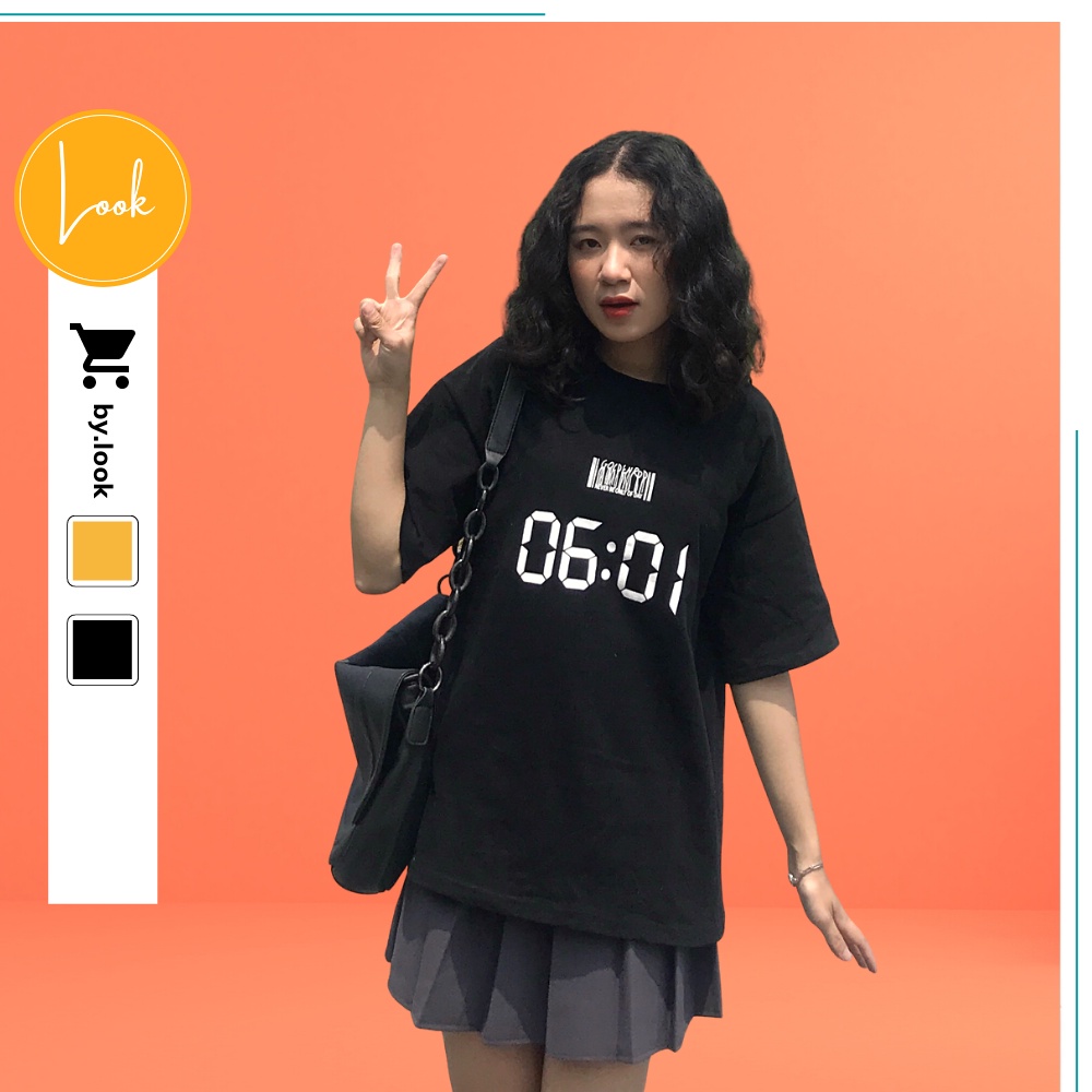 Áo thun unisex LM Time 6001 phông tay lỡ nữ form rộng Freesize | BigBuy360 - bigbuy360.vn