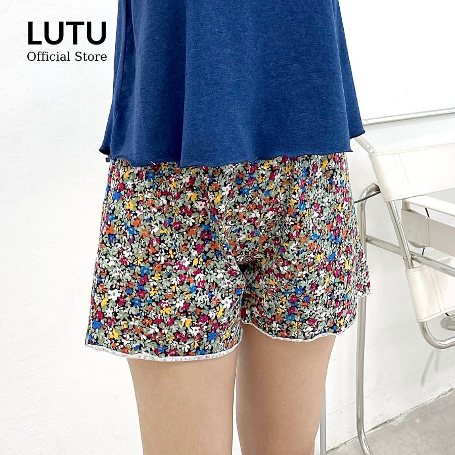 Quần sooc nữ cute chất cotton co giãn 4 chiều siêu mềm mát thấm hút mồ hôi cực tốt