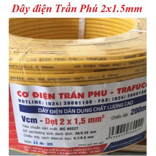 Dây điện đôi trần phú 2x0,75 2x1 2x1,5 2x2,5 2x4 2x6, dễ dàng lắp đặt - ảnh sản phẩm 8