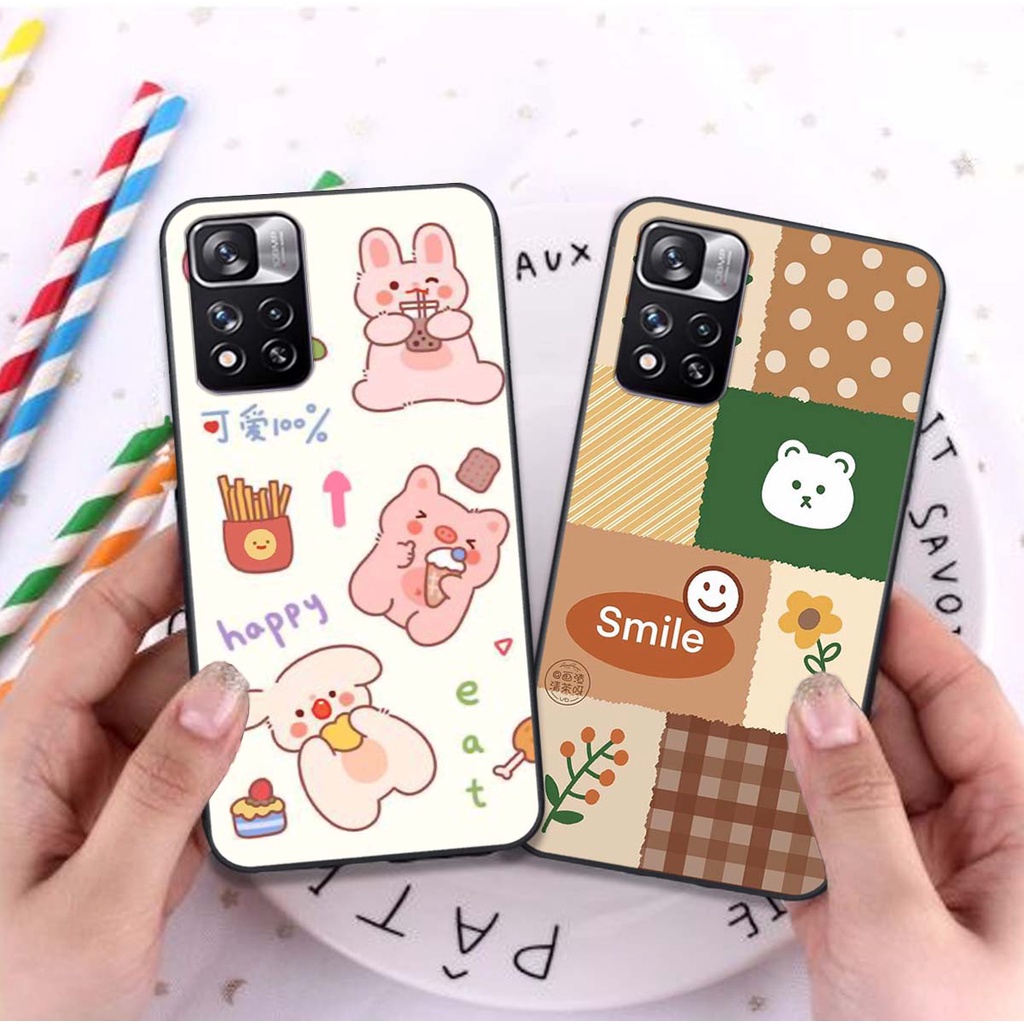 Ốp lưng Xiaomi REDMI NOTE 11 / REDMI NOTE 11 PRO 5G hoạ tiết ngộ nghĩnh đáng yêu, in hình theo yêu cầu, ốp lưng dẻo
