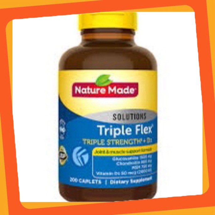 SIÊU SALE Viên uống bổ khớp Nature Made Triple Flex của Mỹ 200 Viên SIÊU SALE