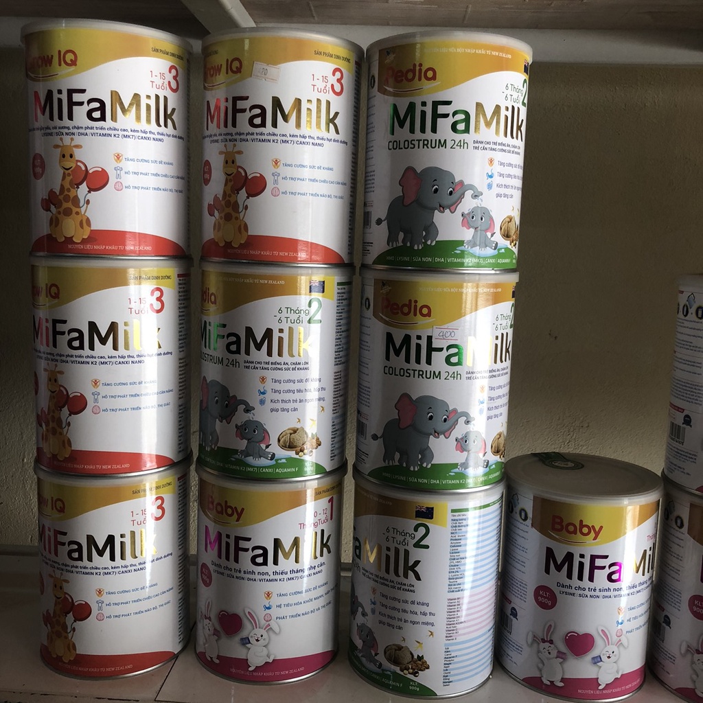 Sữa Bột Mifamilk Grow IQ Phát Triển Chiều Cao Trí Não Lon 900g