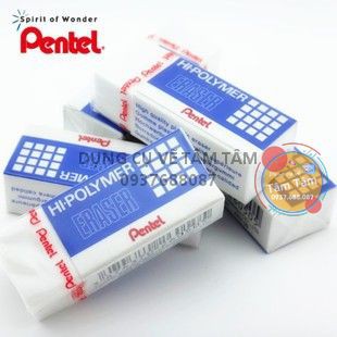 Gôm Pentel, gôm Hipolymer ZEH10- [Shop đóng gói đơn hàng từ 3-4 ngày]