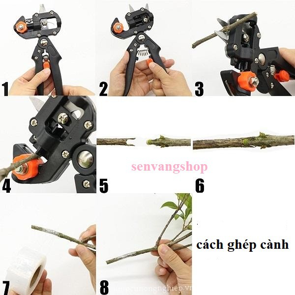 Kéo Chiết Ghép Cành Cây Đa Năng - Công Năng Mới Nhất