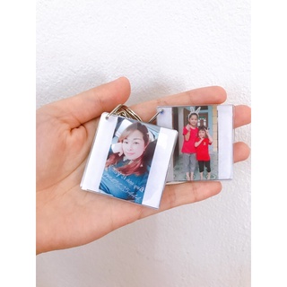 Móc khoá mica in 2 mặt