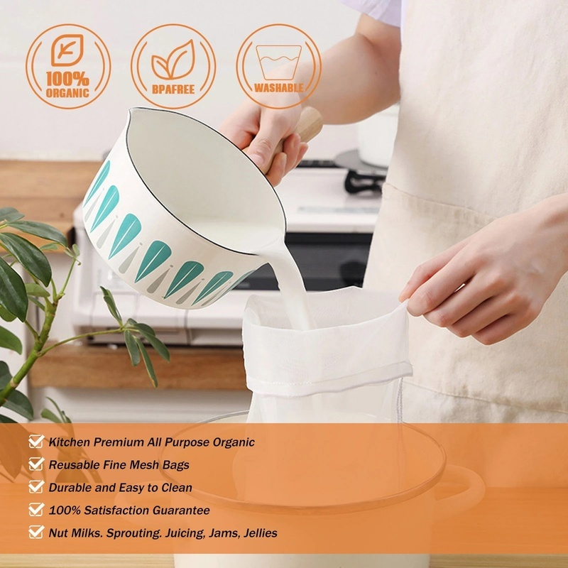 Túi Lưới Lọc Bằng Nylon Có Thể Tái Sử Dụng Cho Nhà Bếp