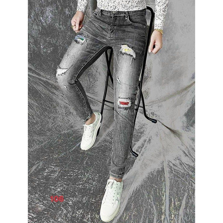 quần jean nam sám viền đen mới có size đại nha bạn k1573