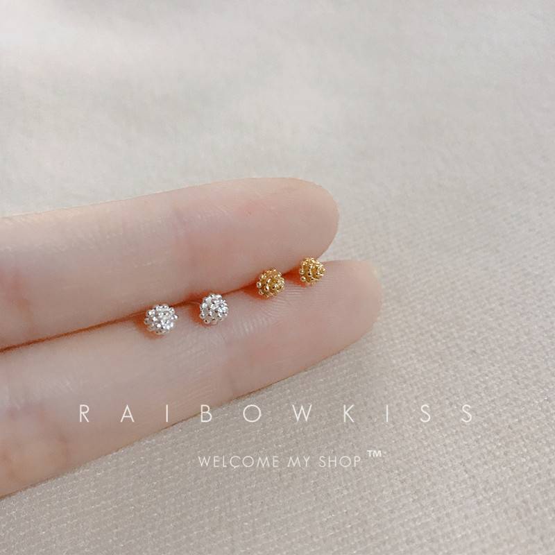 Khuyên tai nhỏ xinh phong cách Hàn Quốc nhiều mẫu tùy chọn cho nữ