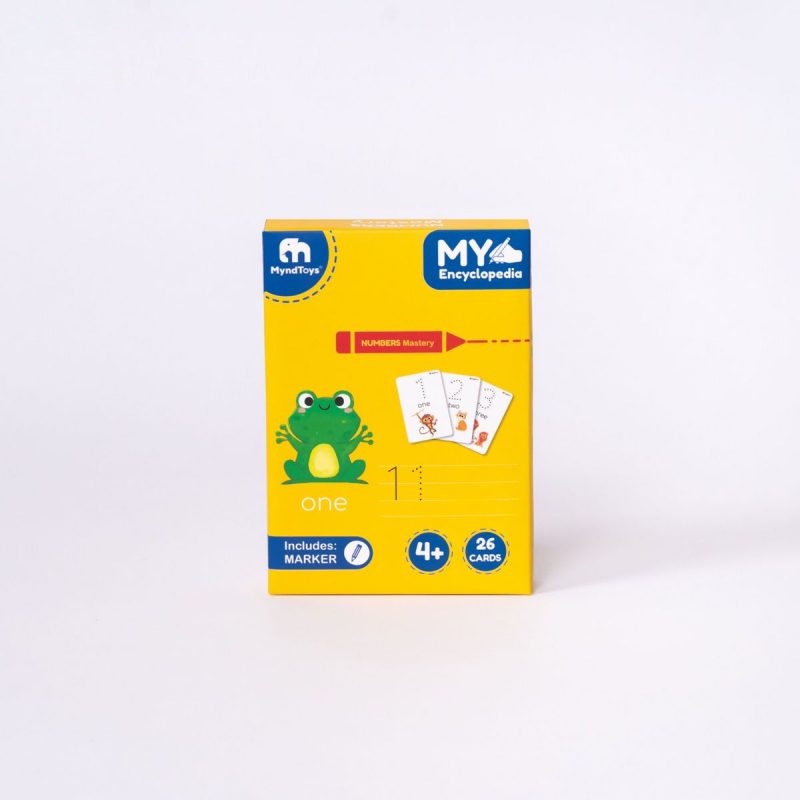 [Hot] Bộ thẻ học số đếm kèm bút viết có thể xóa được MyndToys MY ENCYCLOPEDIA - NUMBERS MASTERY