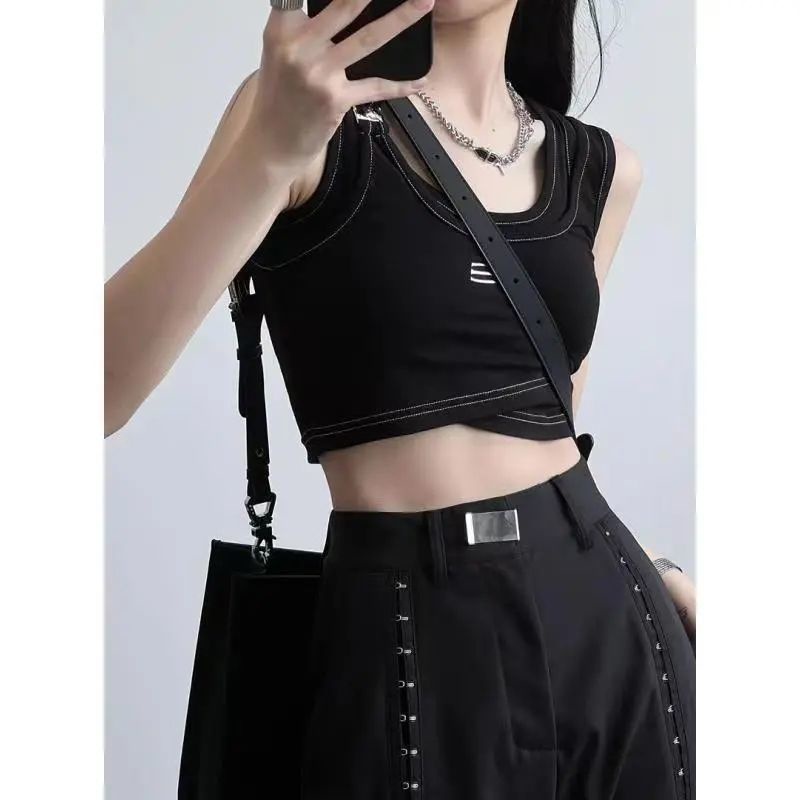 Áo Hai Dây Thể Thao Thời Trang Mùa Hè Cho Nữ