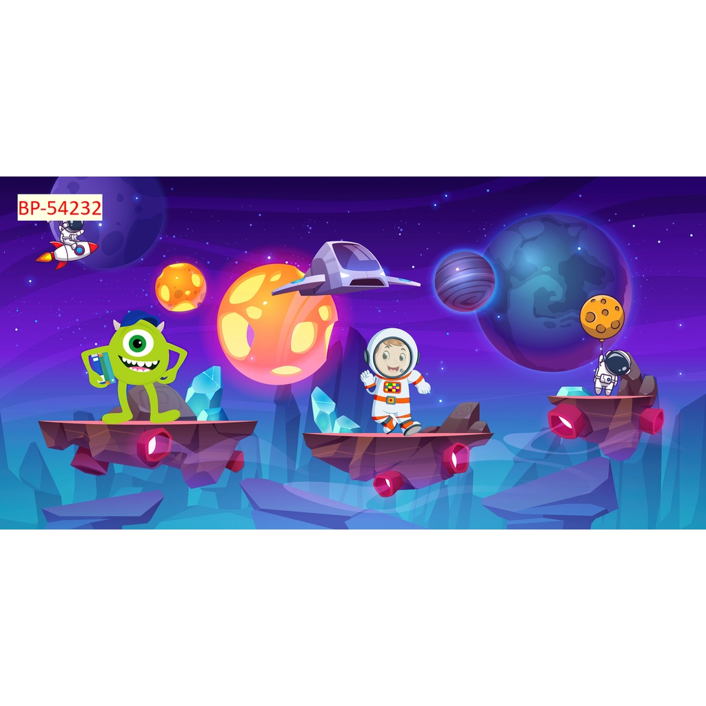 Tranh Dán Tường Phòng Trẻ Em CHỦ ĐỀ HOẠT HÌNH DẼ THƯƠNG không phai màu