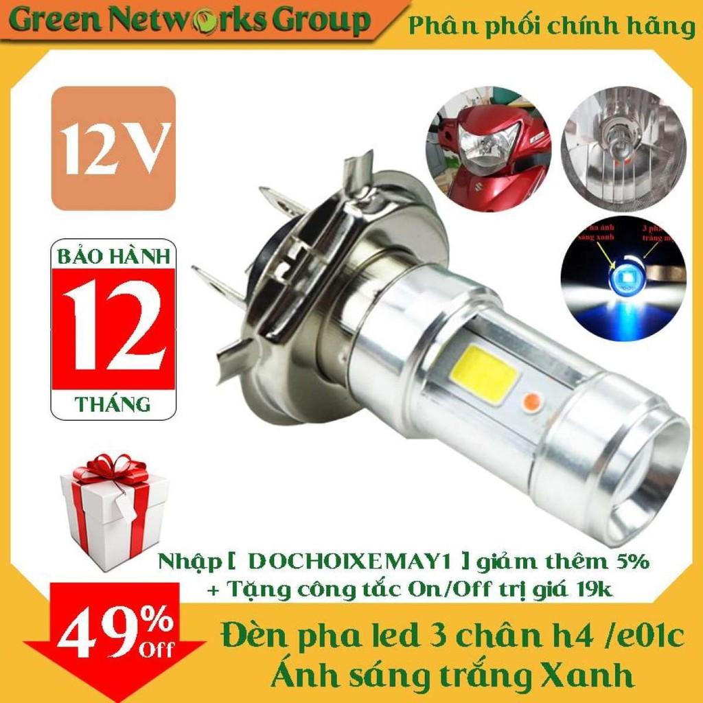 Đèn Pha Xe Máy, Đèn Led Xe Máy, Đèn Pha Moto Rtd 3 Chân ánh sáng trắng, Đa Năng Dễ Lắp Đặt, Bảo Hành Toàn Quốc 1 Đổi 1