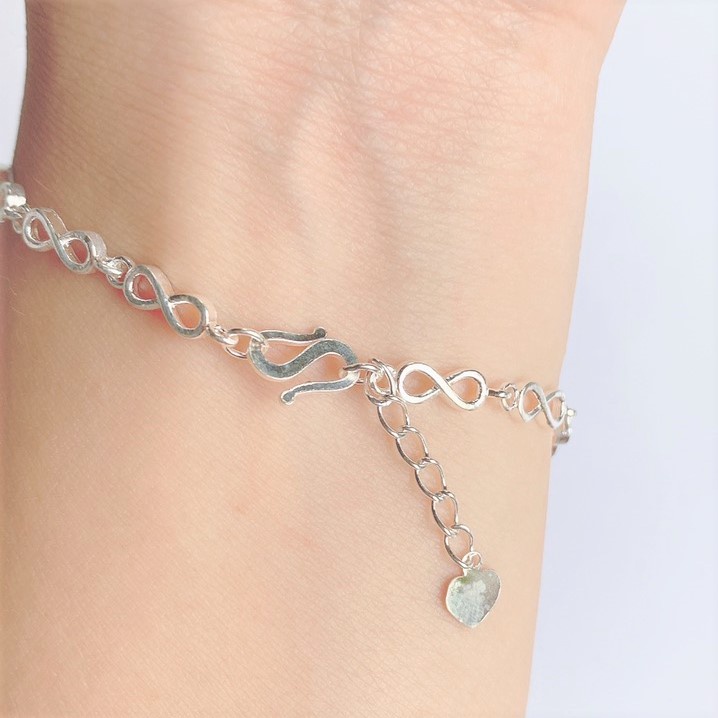 Lắc tay nữ bạc ta mặt hóa đá nữ tính - Trang sức bạc Evasilver