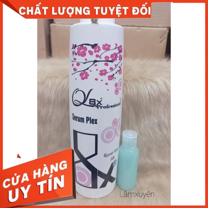CHAI NHỎ 50ML SERUM QL8X hoa anh đào cao cấp  siêu dưỡng, phục hồi tóc hư tổn, giúp tóc chắc khỏe, mềm mượt.