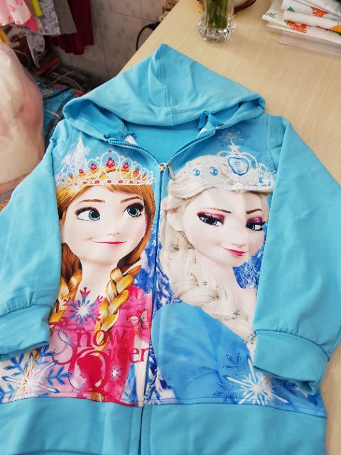 Áo khoác Elsa 3D cao cấp cho bé 10kg-13kg