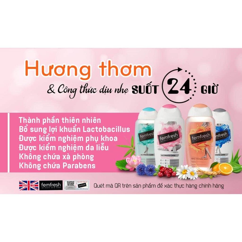 Dung dịch vệ sinh phụ nữ Femfresh