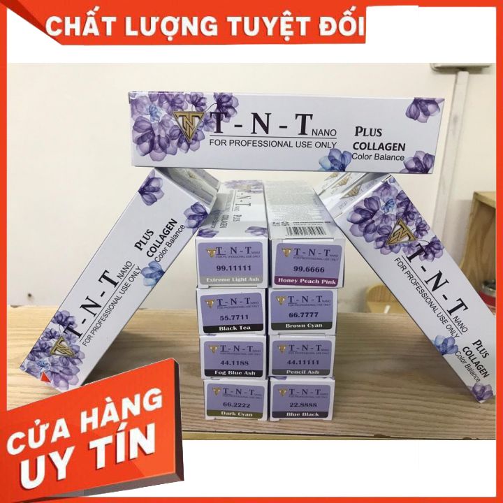 [CHÍNH HÃNG]Nhuộm TNT / Màu Nhuộm Trực Tiếp TNT nhiều màu hot lên màu chuẩn không cần tẩy tóc  không kho tóc