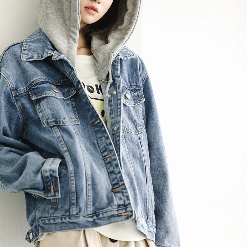 DENIM JACKET KÈM NÓN
