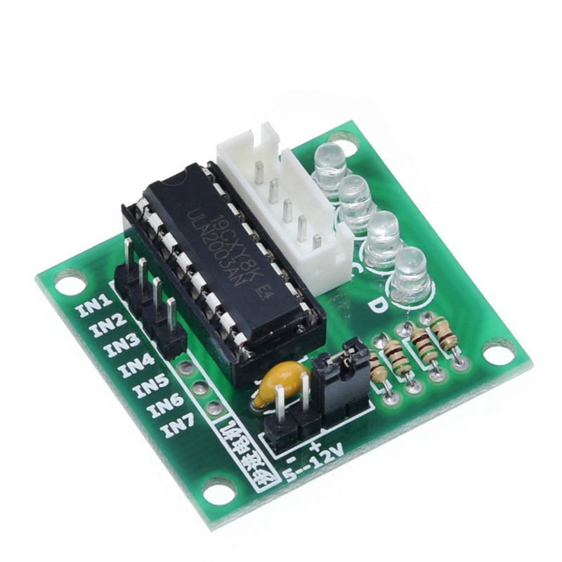 Bộ Động Cơ Bước 28byj-48-5v + Bảng Mạch Điều Khiển Uln2003 Cho Arduino