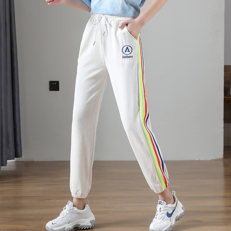 C&M SHOP Loose Sport Pants Women 2021 New Style Straight Jogger Pants