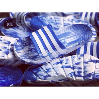 Dép Adidas Duramo Slide Camo sọc loang