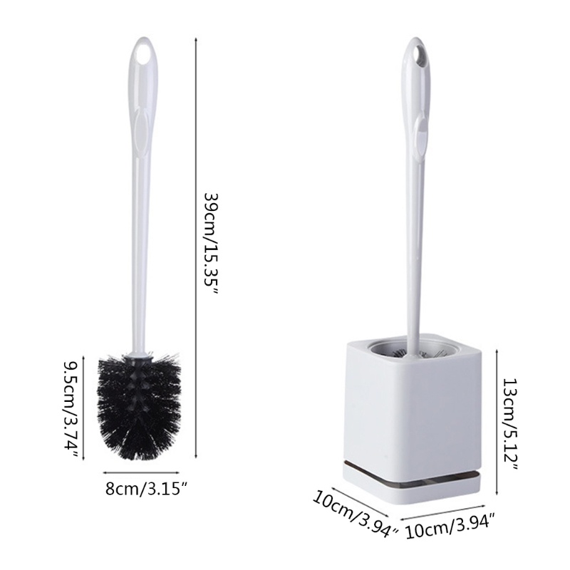 Bàn Chải Vệ Sinh Toilet Cán Dài Có Đế Thoát Nước Tiện Lợi