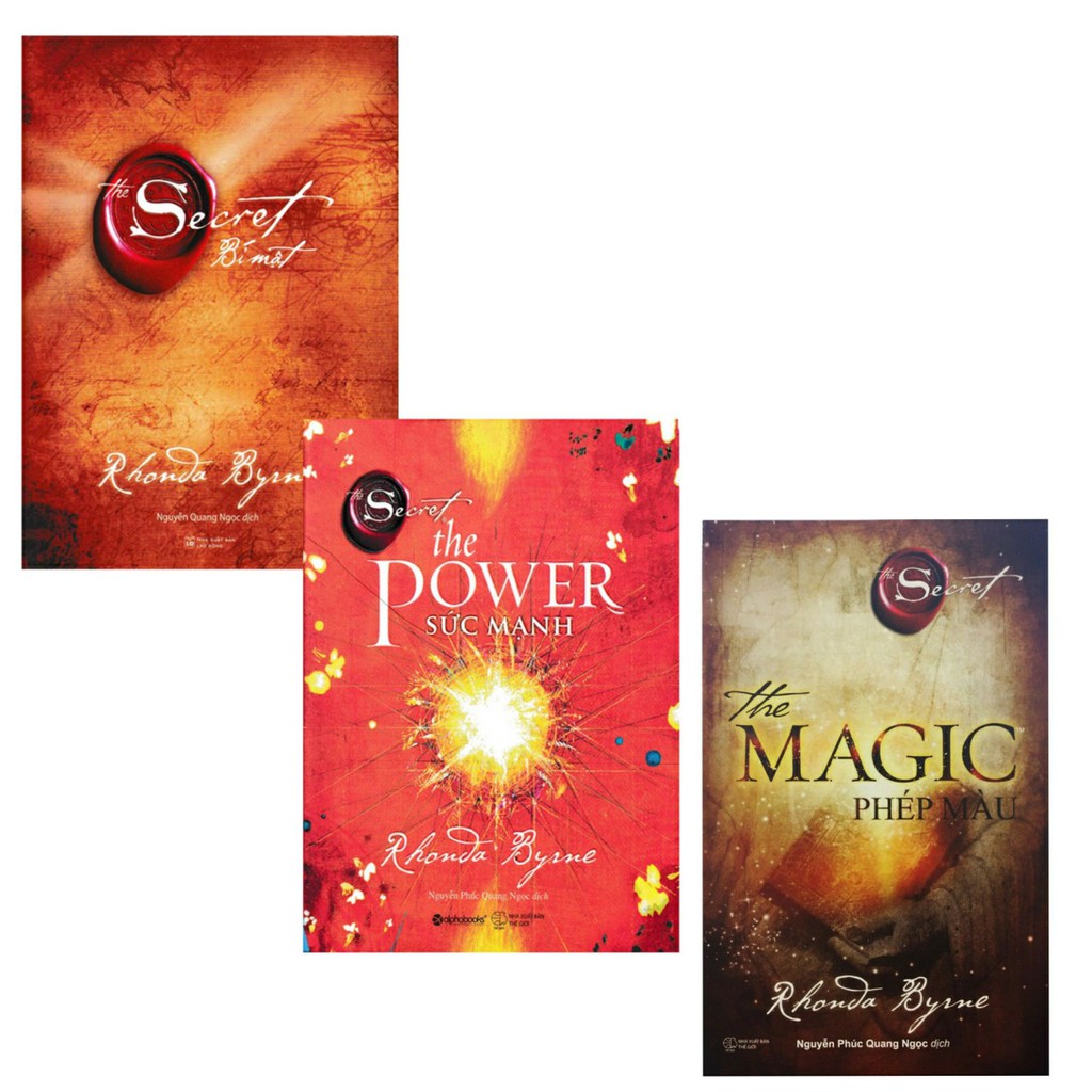 Sách - Combo 3 cuốn sách kinh tế hay , Bí mật secret + the magic phép màu + the power sức mạnh