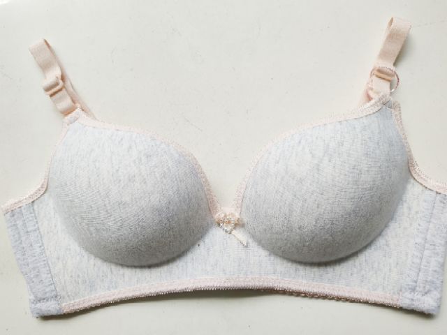 Áo ngực không gọng mút mỏng vải thun cotton
