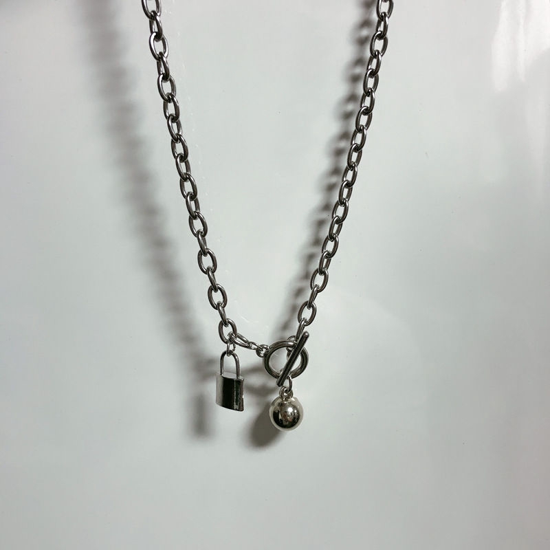 Dây Chuyền Thép Titan Mặt Hình Ổ Khóa OT 22368 Thời Trang