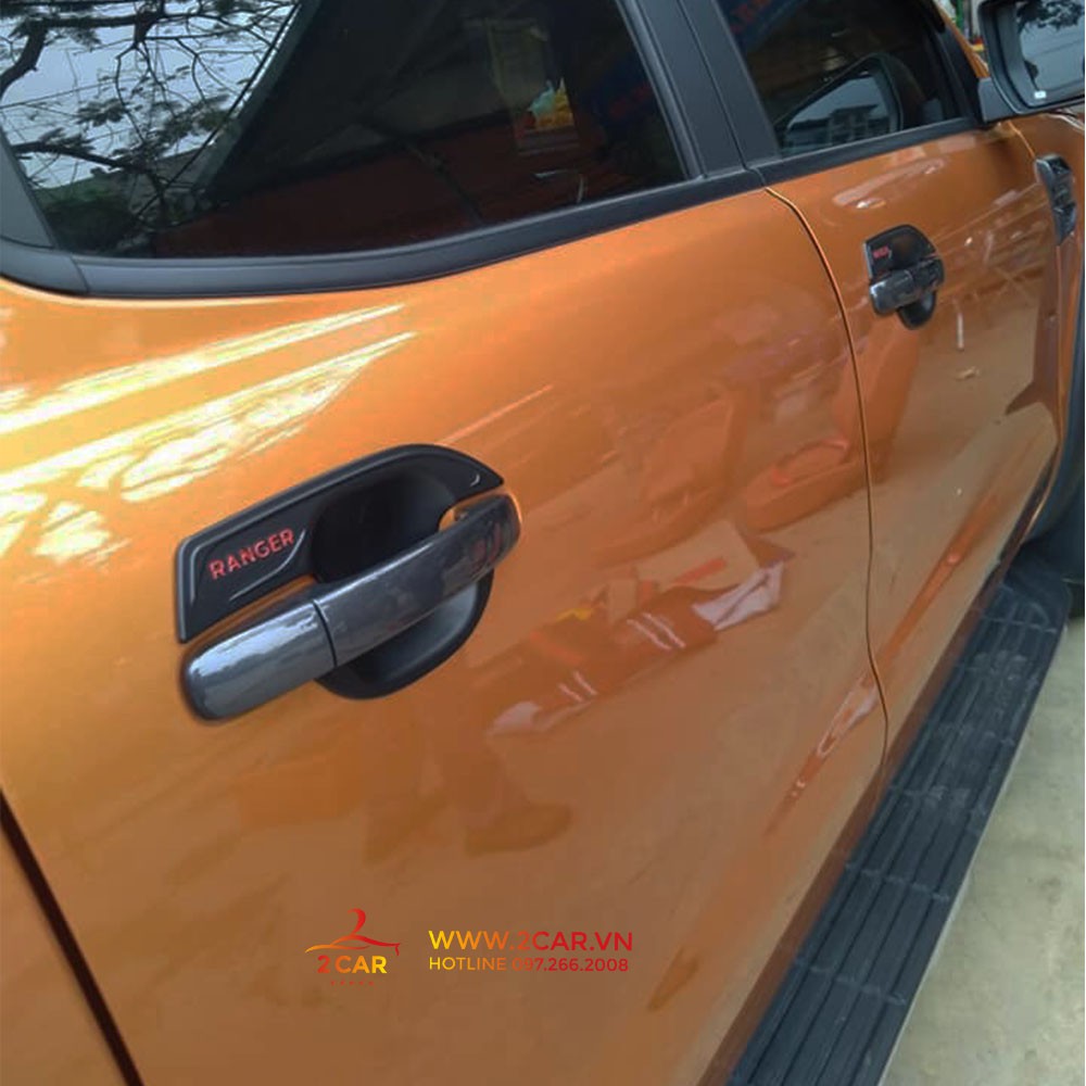Ốp Hõm Cửa Xe Ford Ranger 2016-2020 nhựa đen