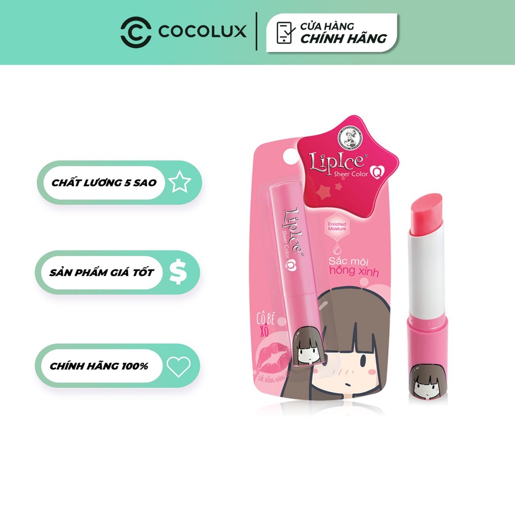 Son LipIce Sheer Color Q Bestie phiên bản Cô bé Xô - Rohto [Coco Shop]